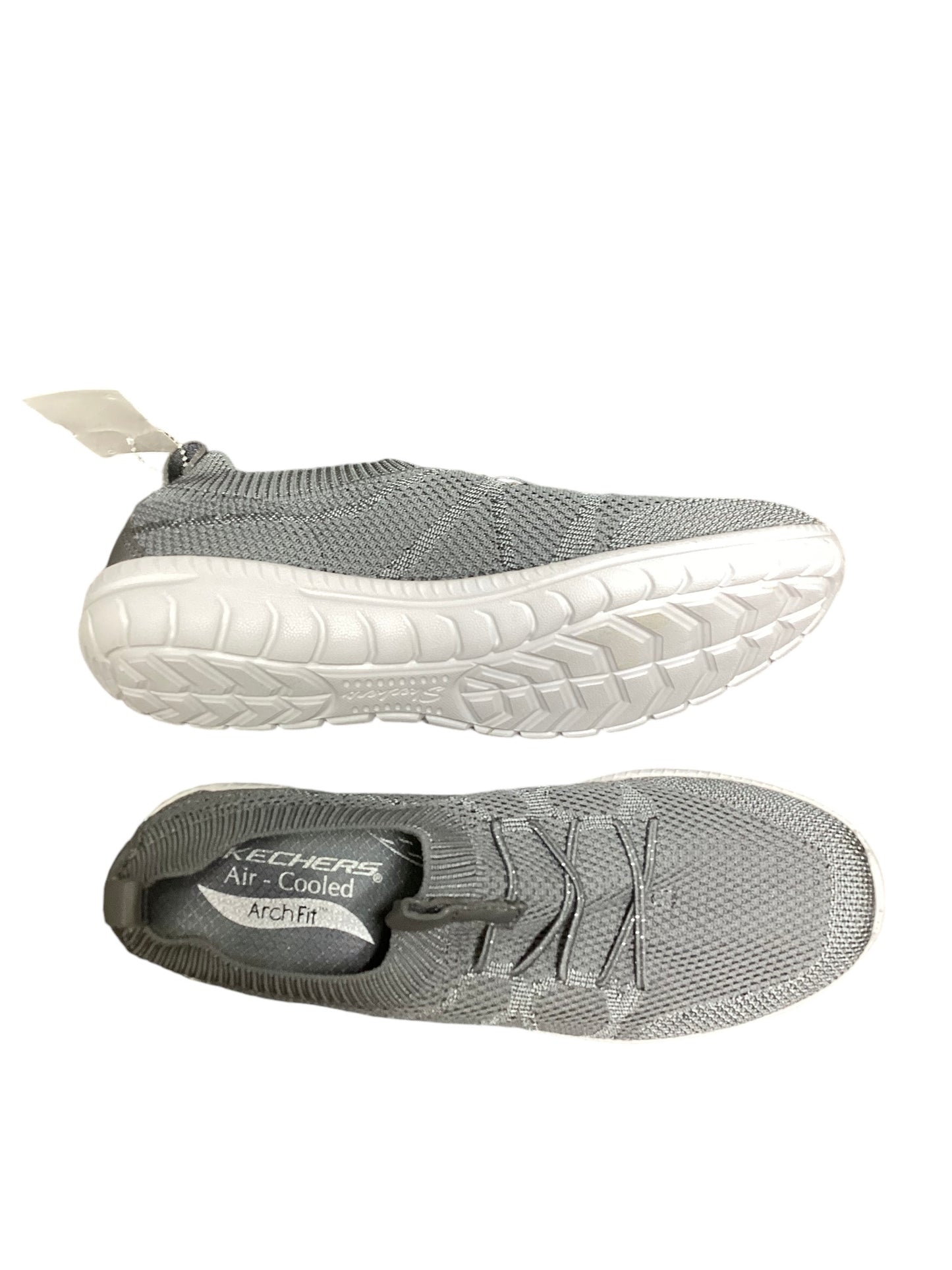 Shoes Sneakers By Skechers In Grey, Size: 7.5