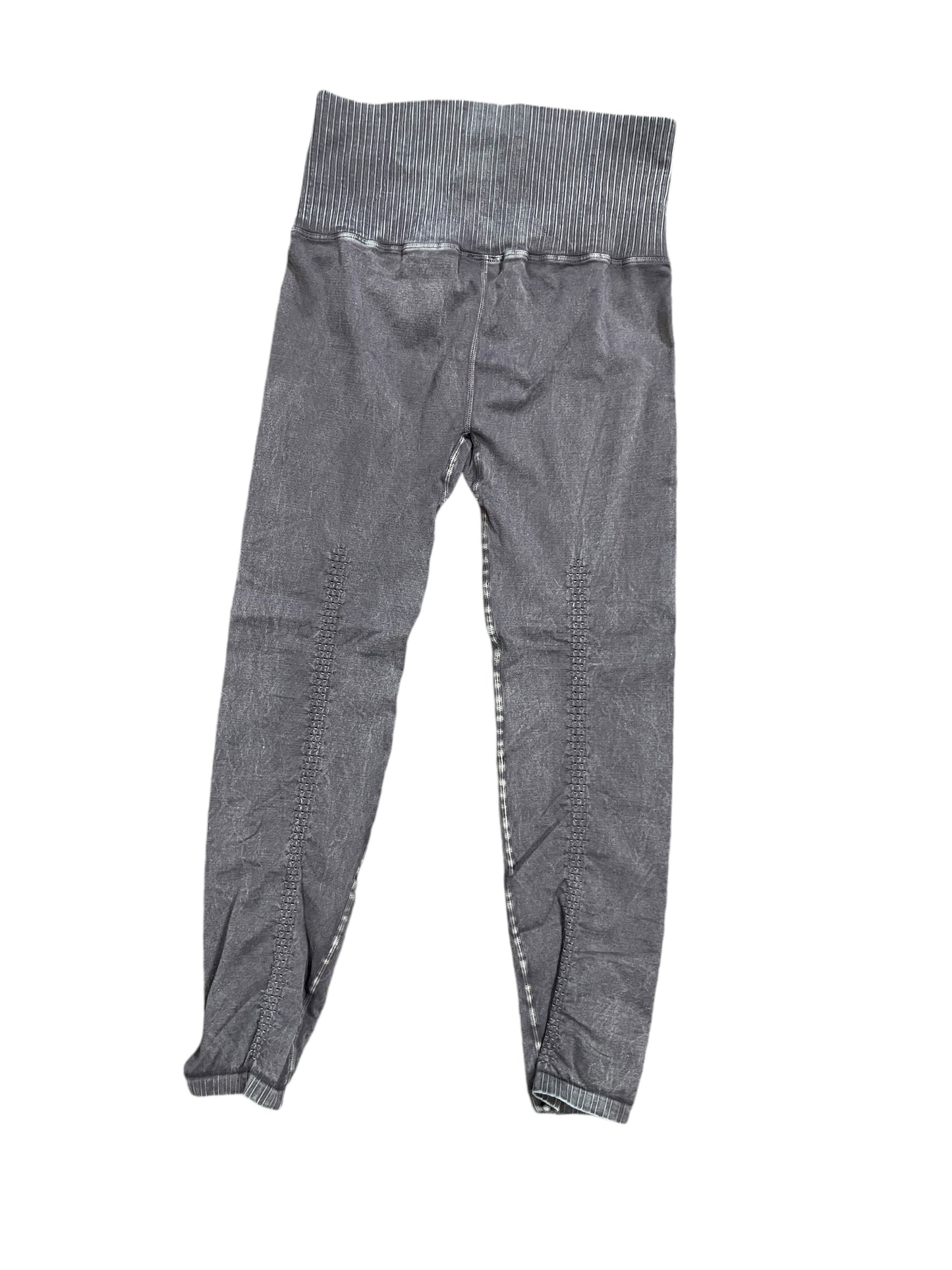 Athletic Leggings By Free People In Grey, Size: M