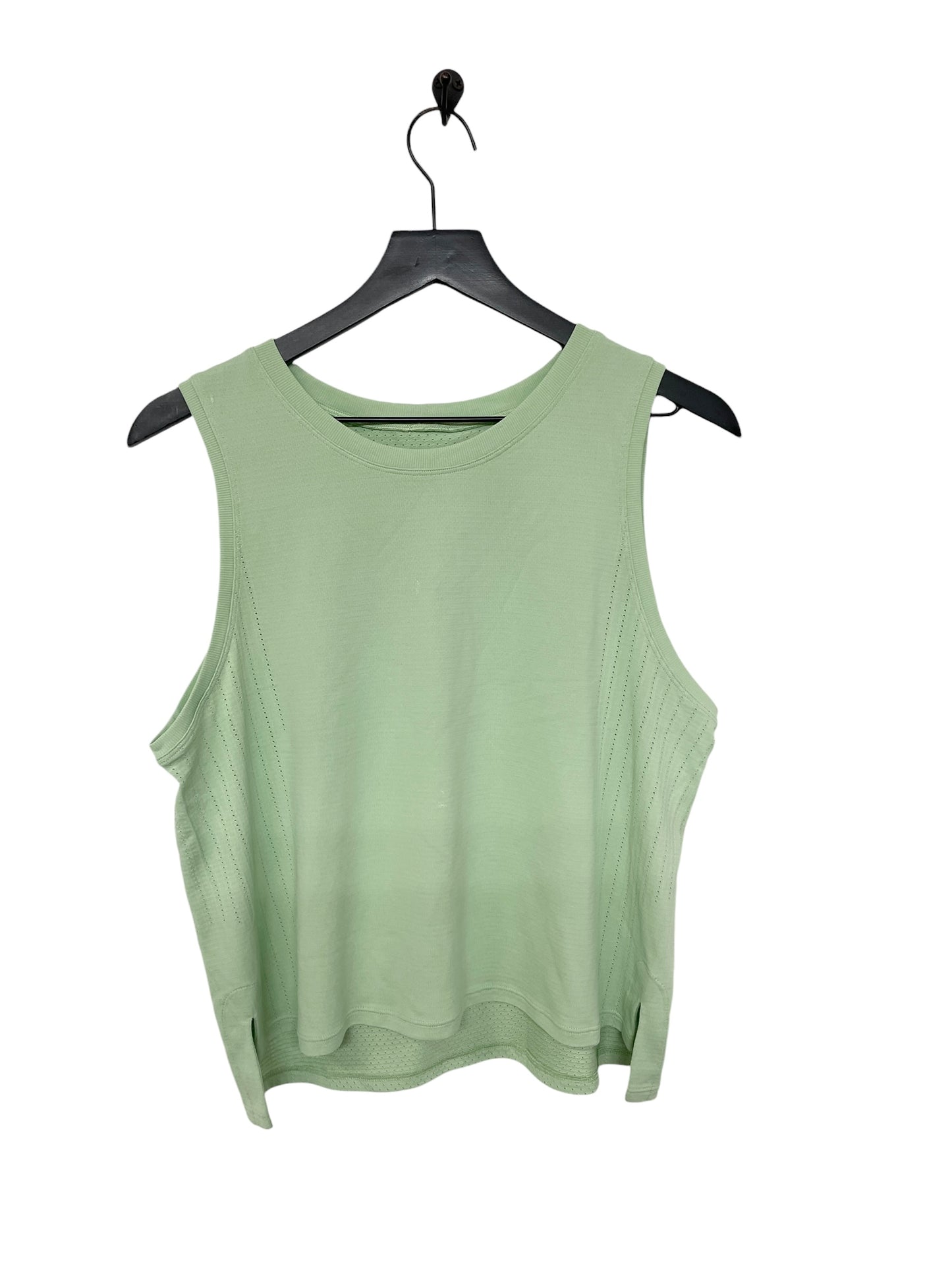 Athletic Tank Top By Lululemon In Green, Size: 10