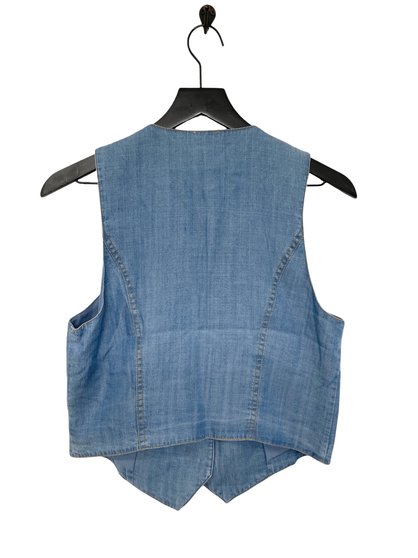 Vest Other By Sigrid Olsen In Blue Denim, Size: M