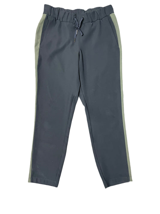 Athletic Pants By Lululemon In Black & Green, Size: 6