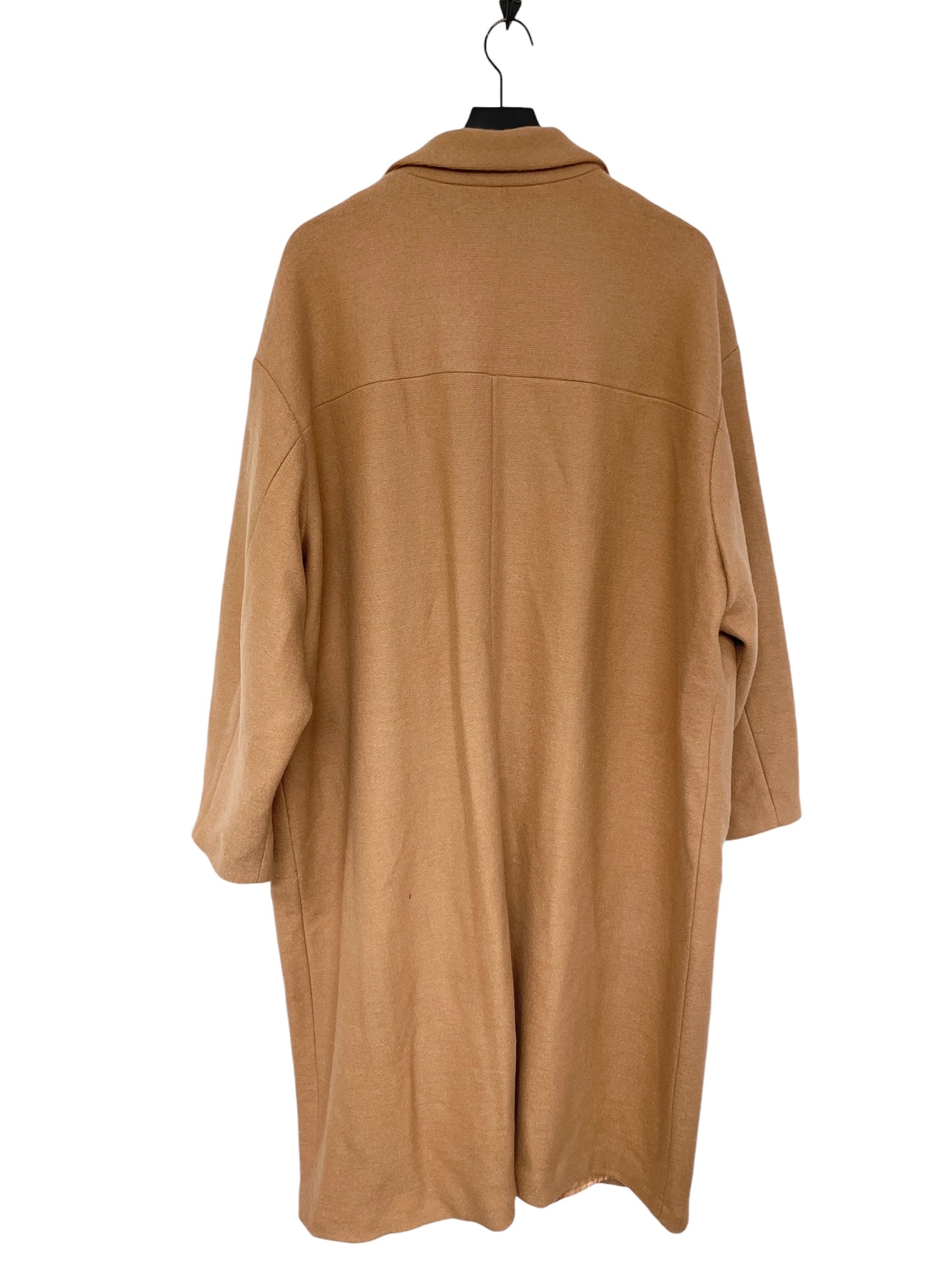 Coat Wool By Cmb In Beige, Size: L