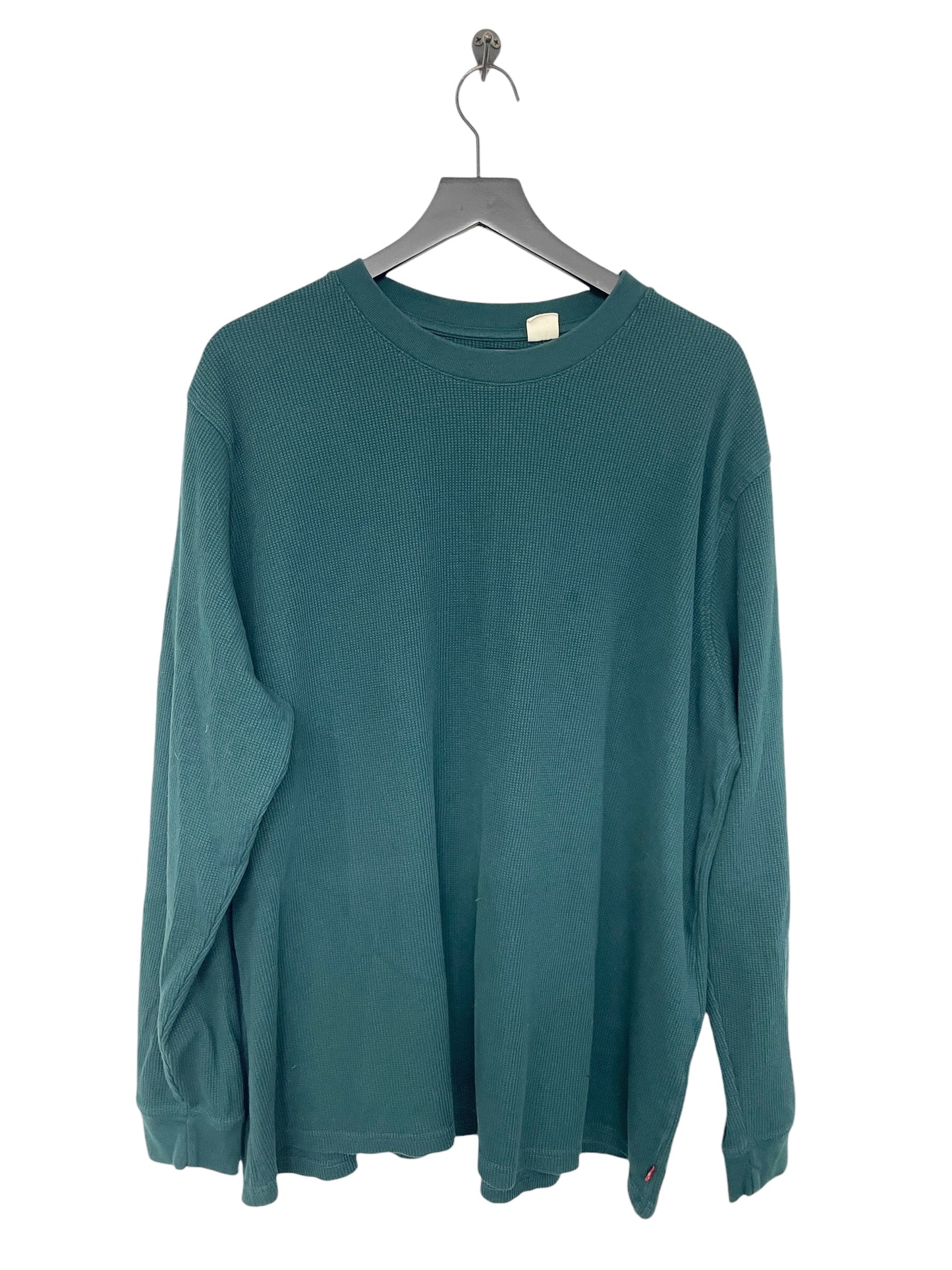 Top Long Sleeve Basic By Levis In Green, Size: 3x