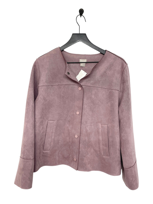 Jacket Other By Chicos In Purple, Size: L