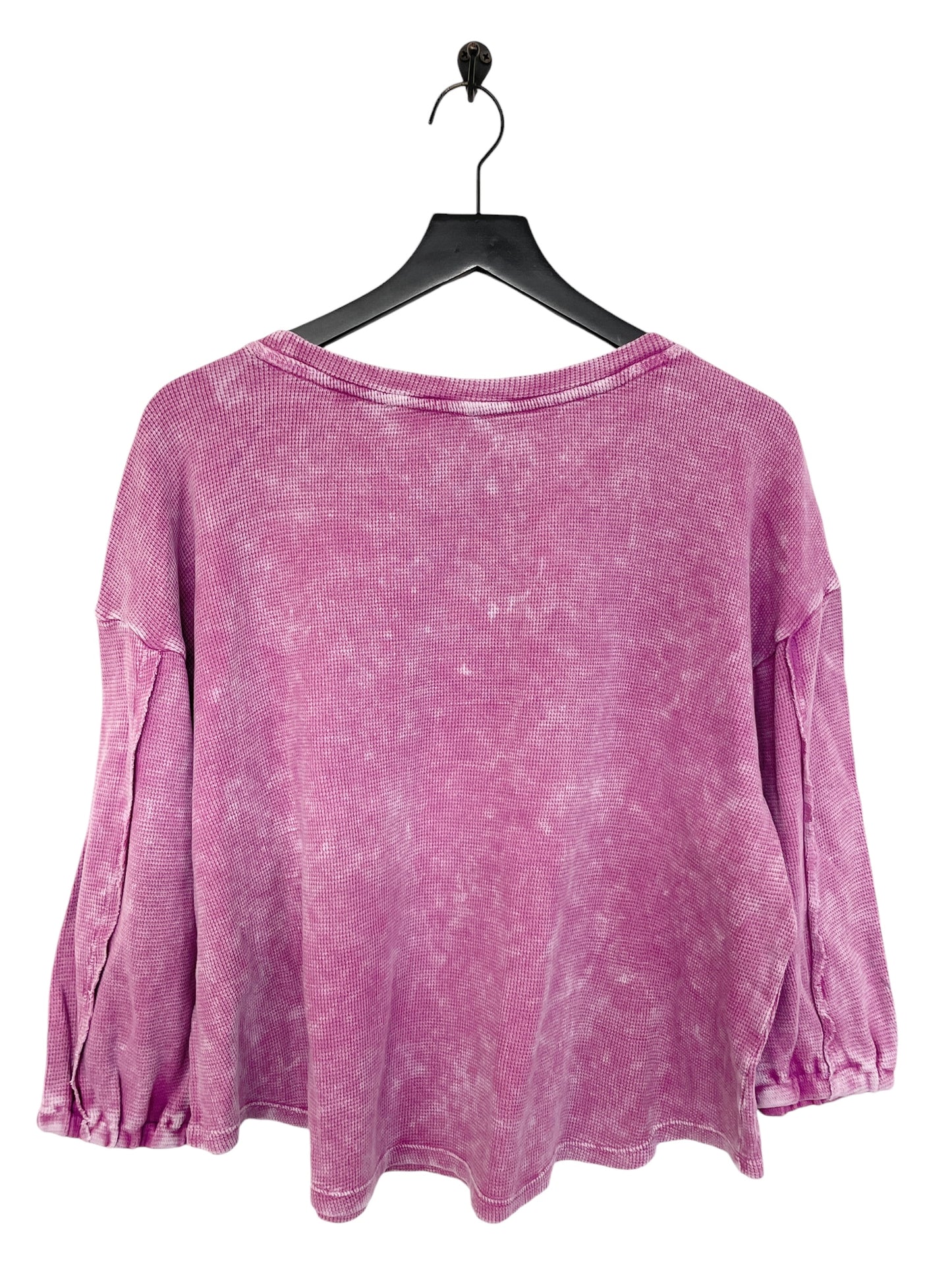 Top Long Sleeve By Dex In Pink, Size: Xl