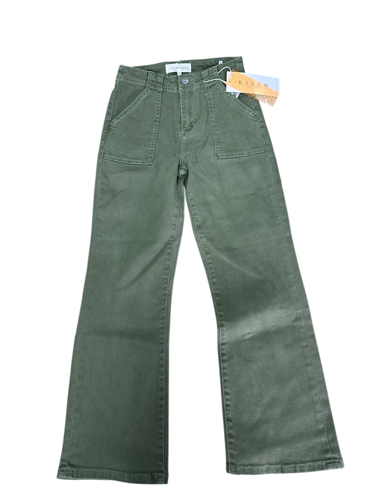 Jeans Boot Cut By Risen In Green Denim, Size: 2