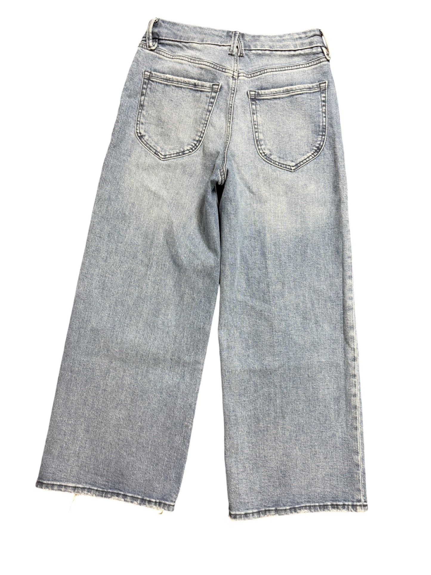 Jeans Wide Leg By Good American In Blue Denim, Size: 6