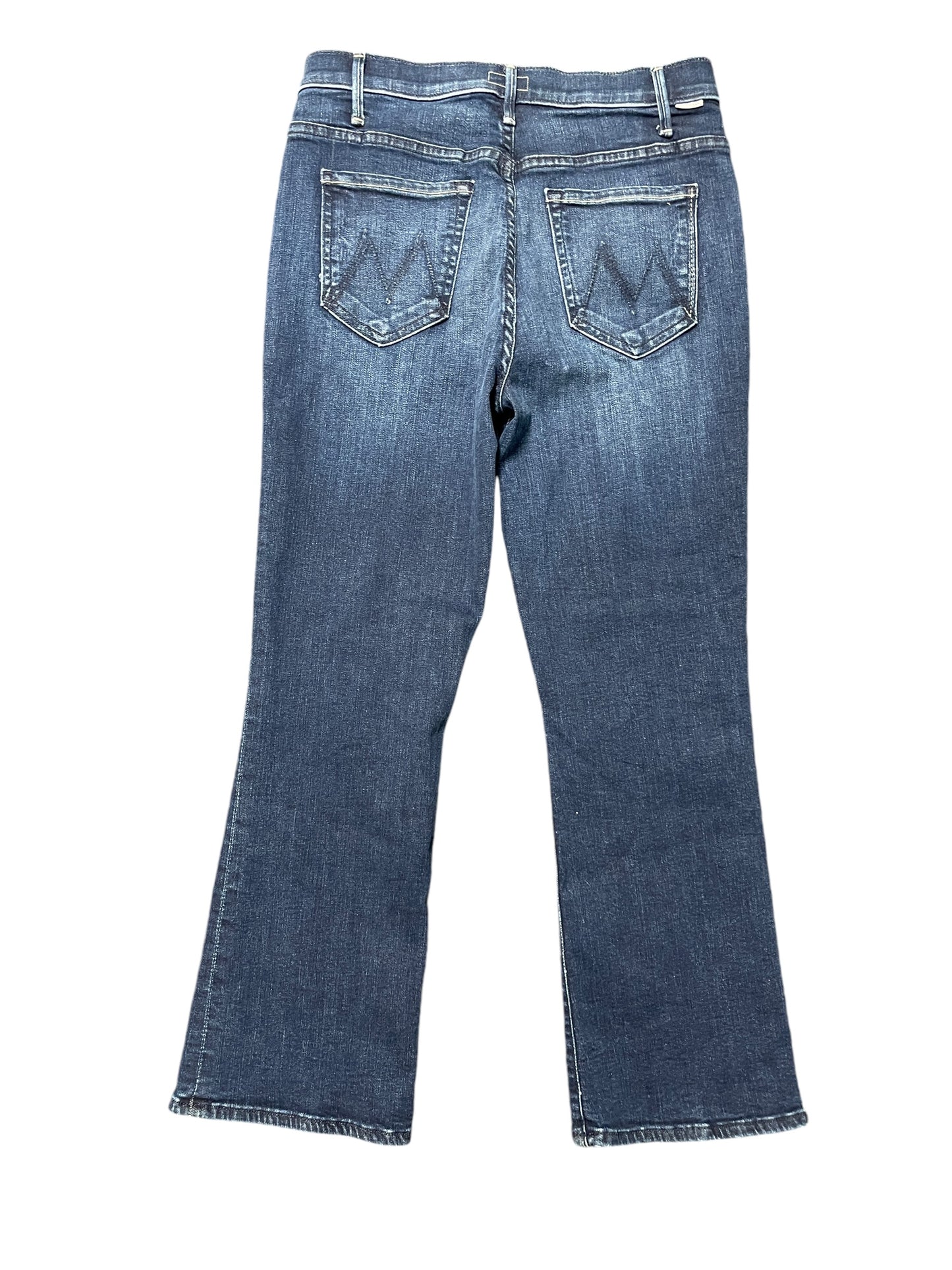 Jeans Straight By Mother Jeans In Blue Denim, Size: 8