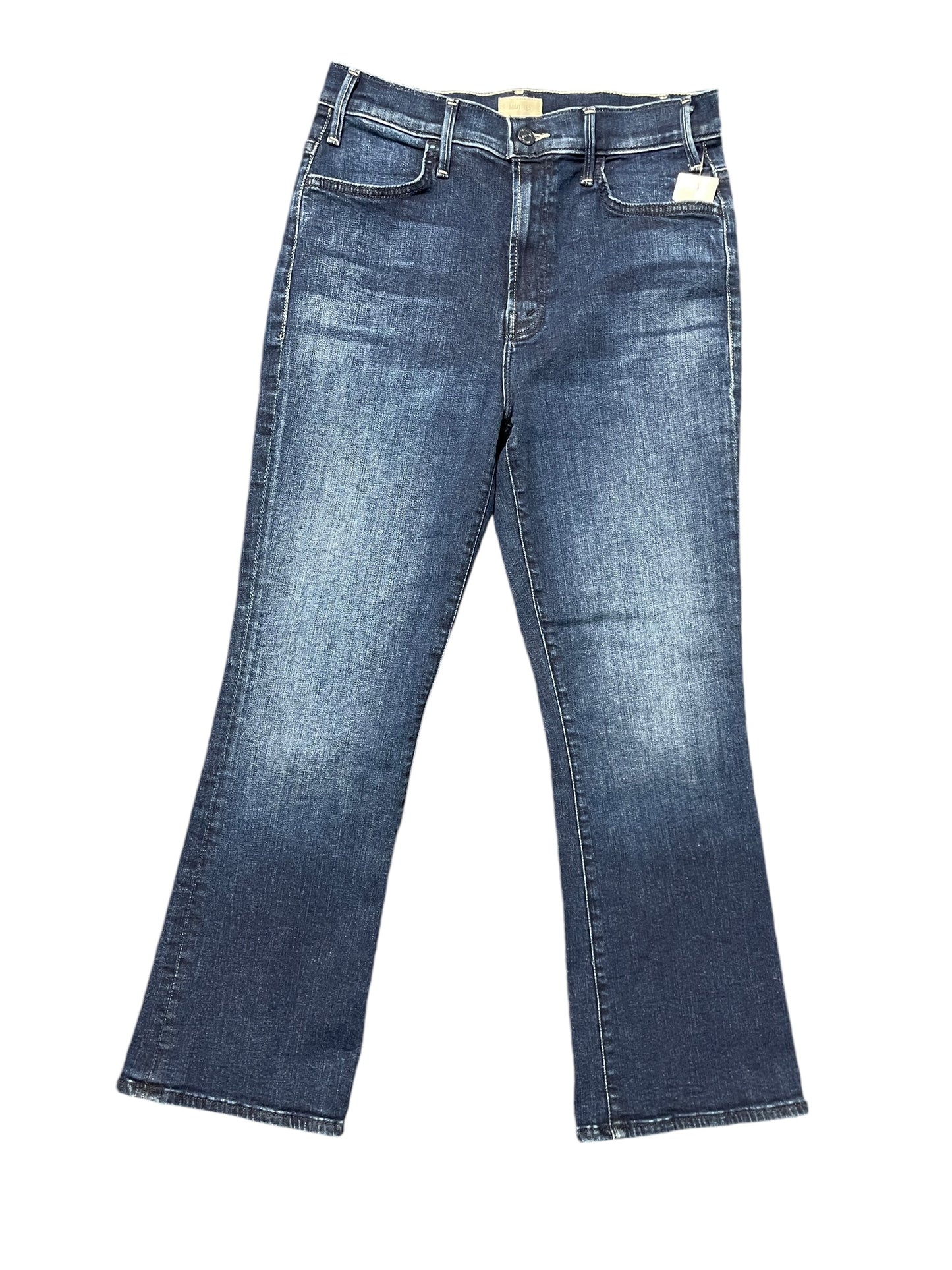 Jeans Straight By Mother Jeans In Blue Denim, Size: 8