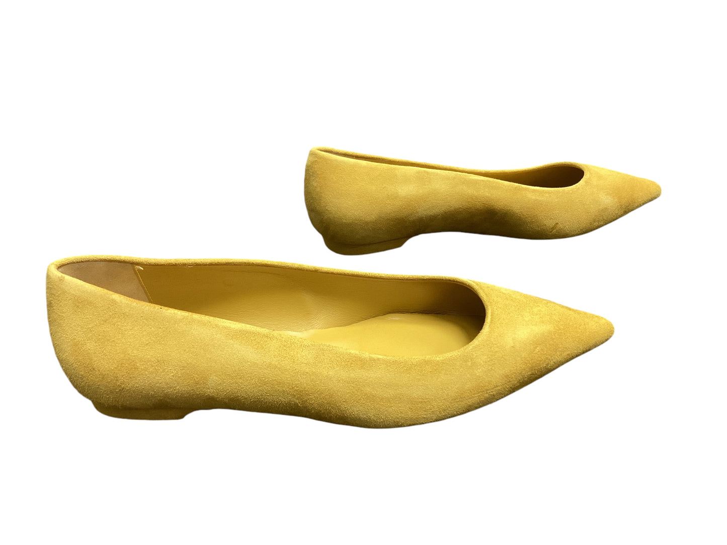 Shoes Flats By Good American In Yellow, Size: 7