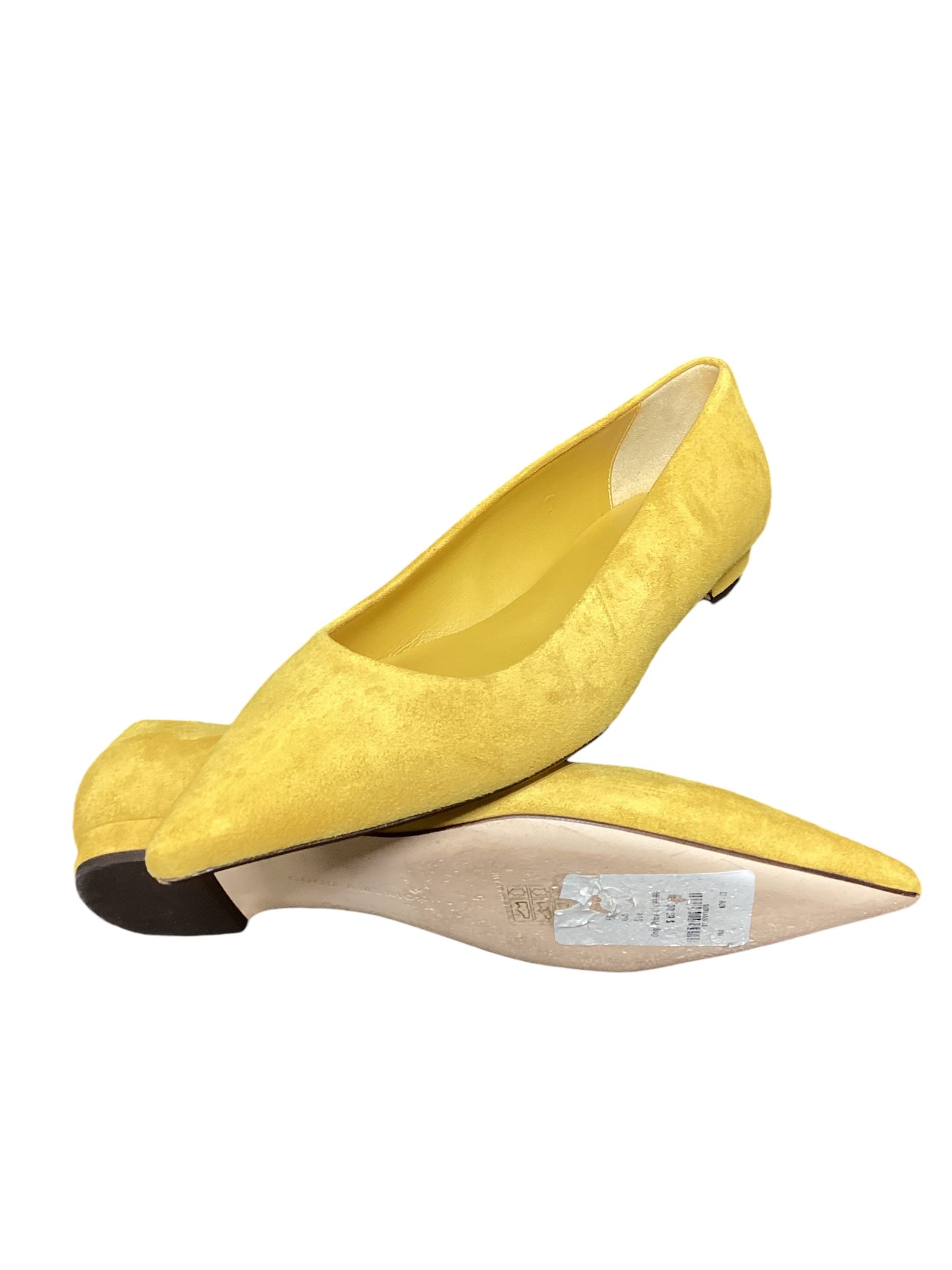 Shoes Flats By Good American In Yellow, Size: 7