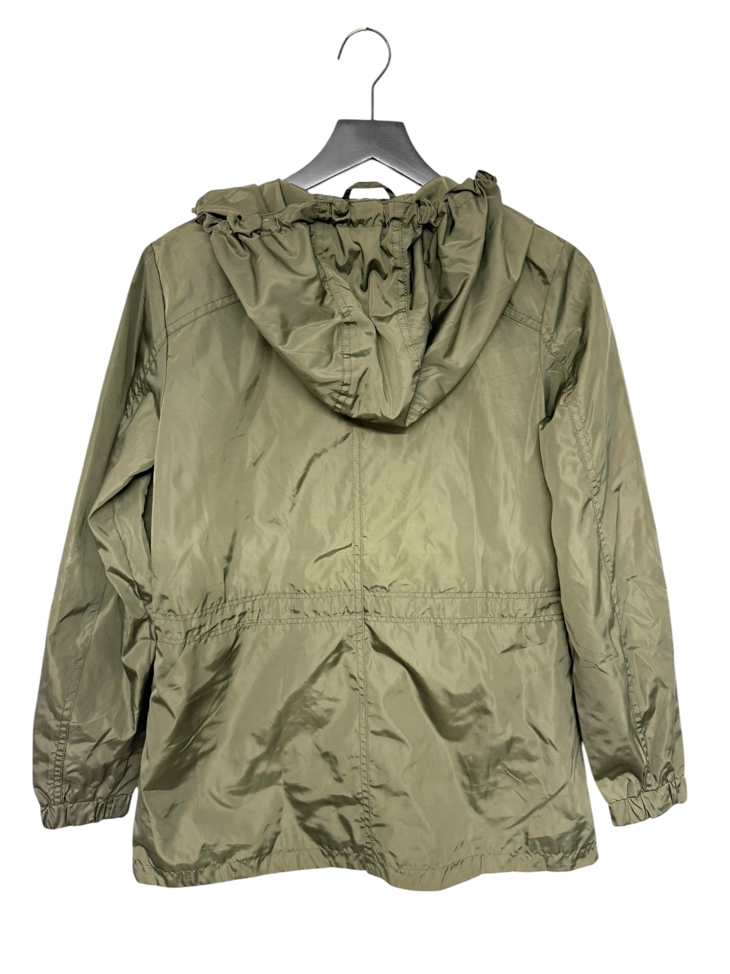 Jacket Windbreaker By Clothes Mentor In Green, Size: S