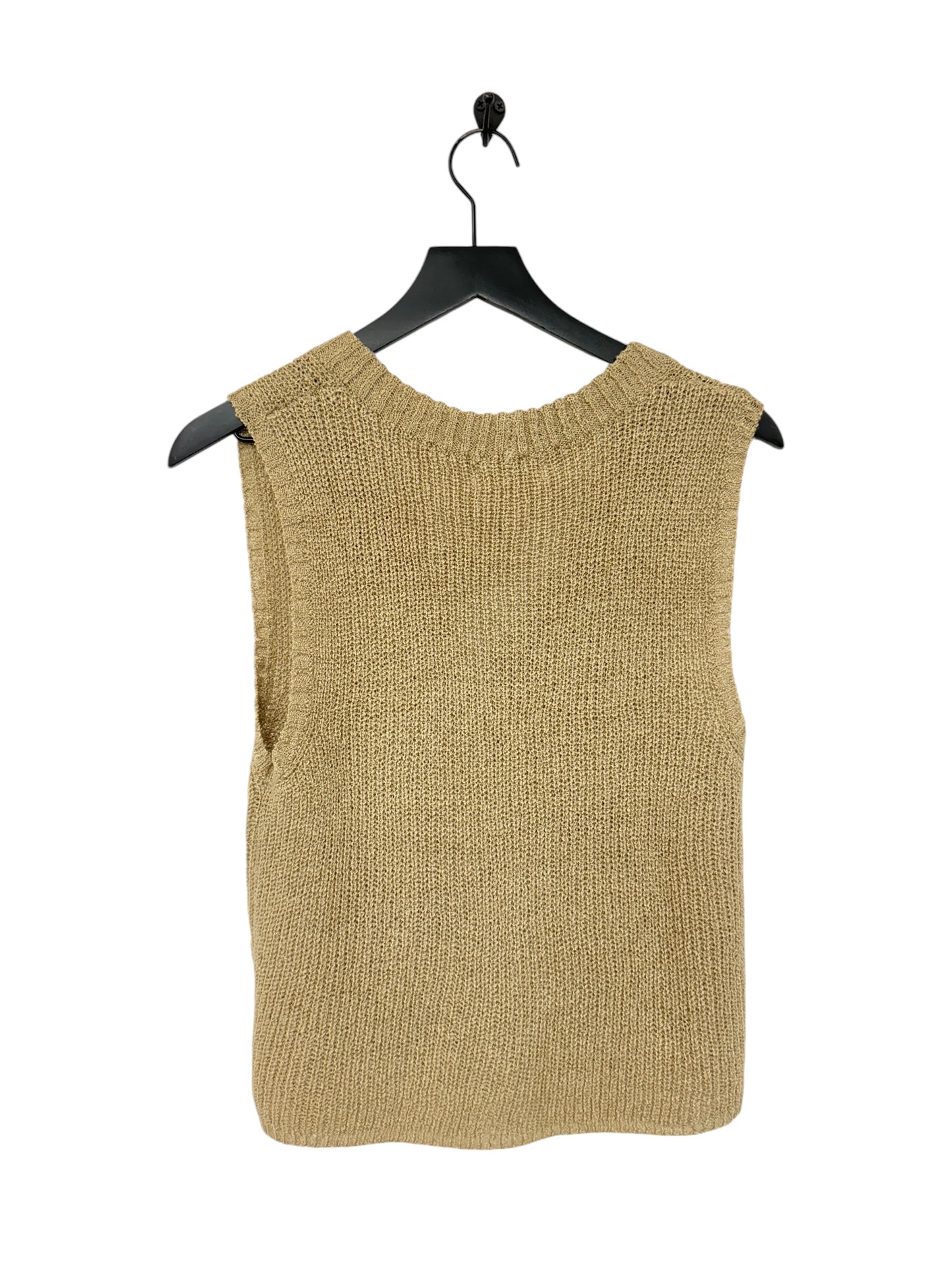 Vest Sweater By Newbury Kustom In Beige, Size: S