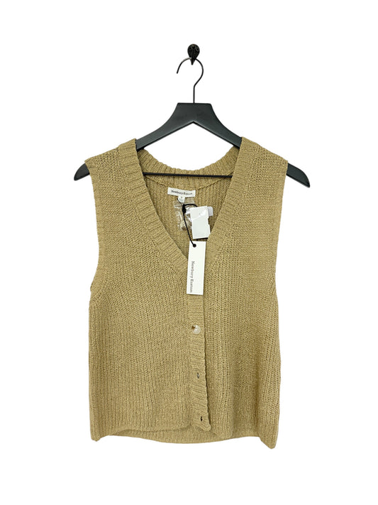 Vest Sweater By Newbury Kustom In Beige, Size: S