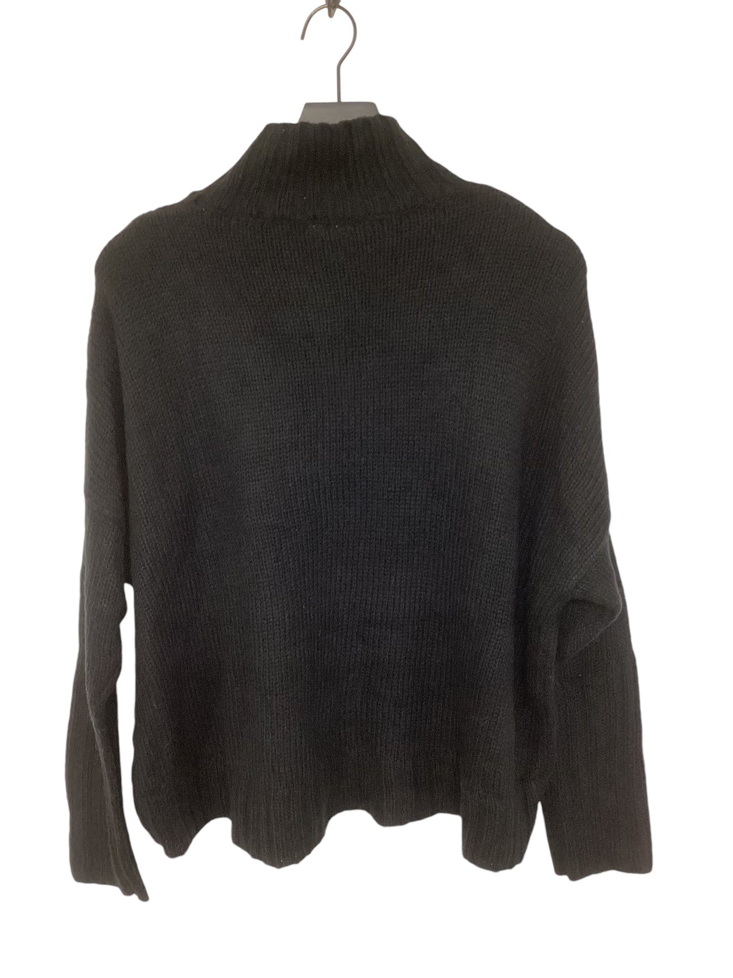 Sweater By Elan In Black, Size: L