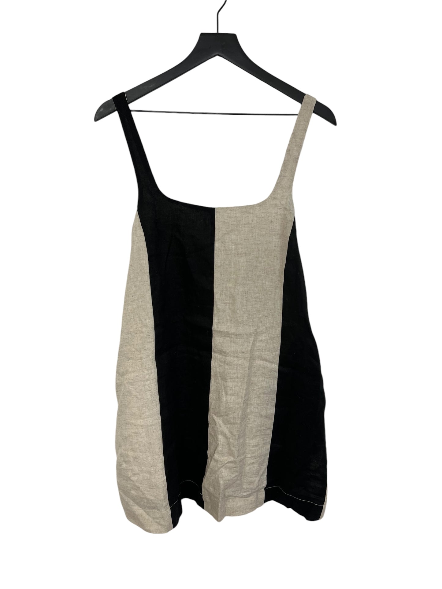 Dress Casual Short By Clothes Mentor In Black & Cream, Size: M