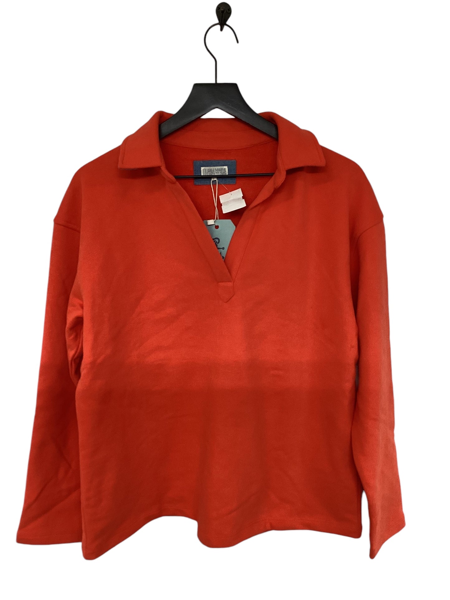 Top Long Sleeve By Clothes Mentor In Orange, Size: L