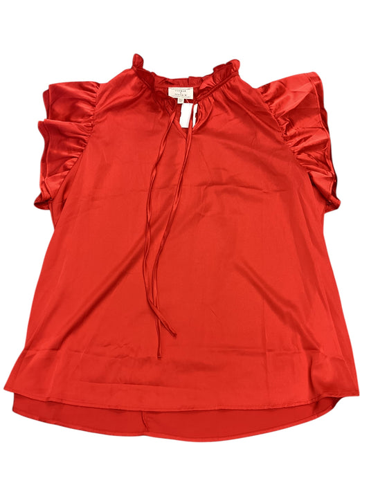 Top Short Sleeve By Clothes Mentor In Red, Size: 3x