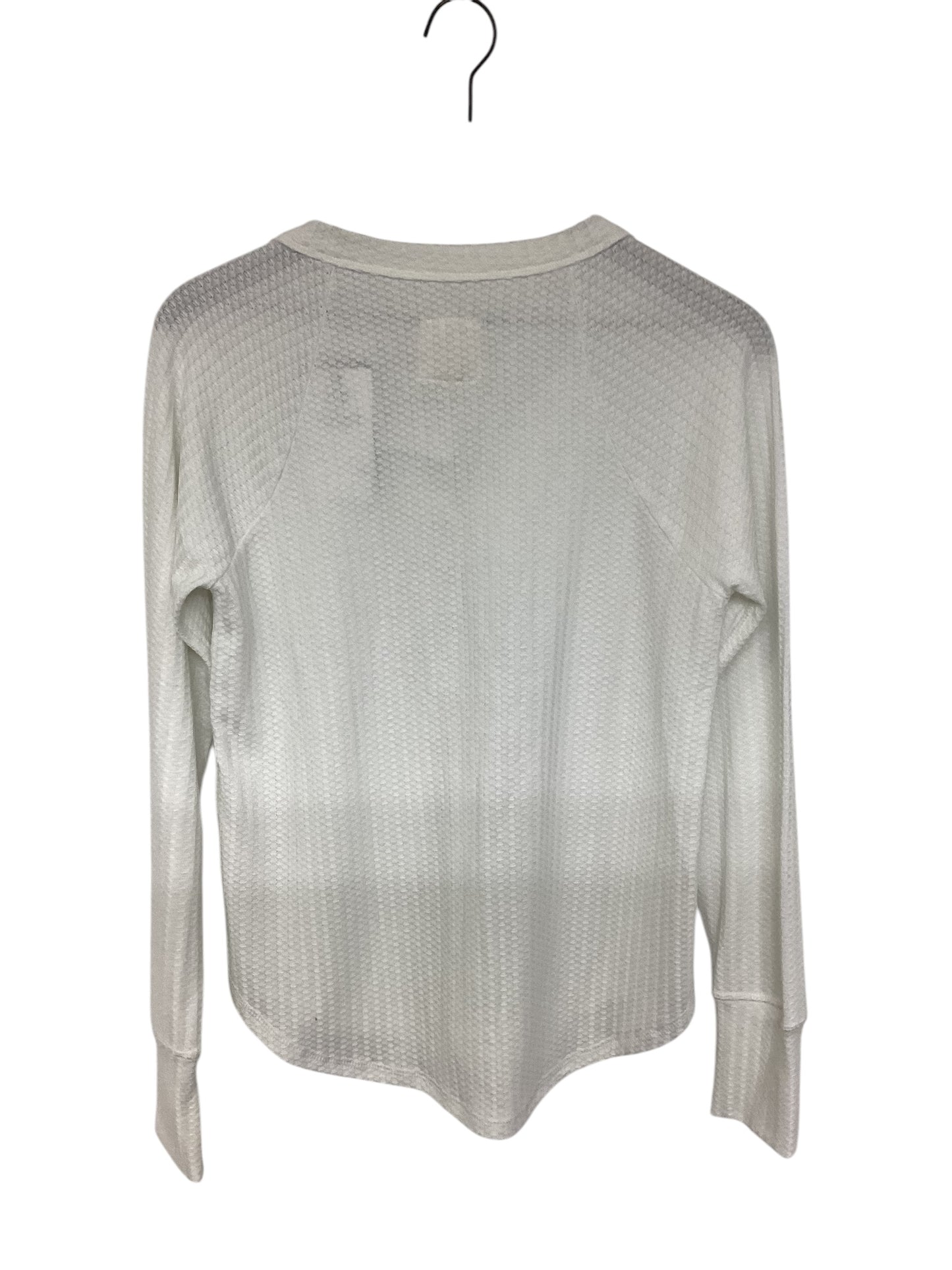 Top Long Sleeve By Chaser In White, Size: M