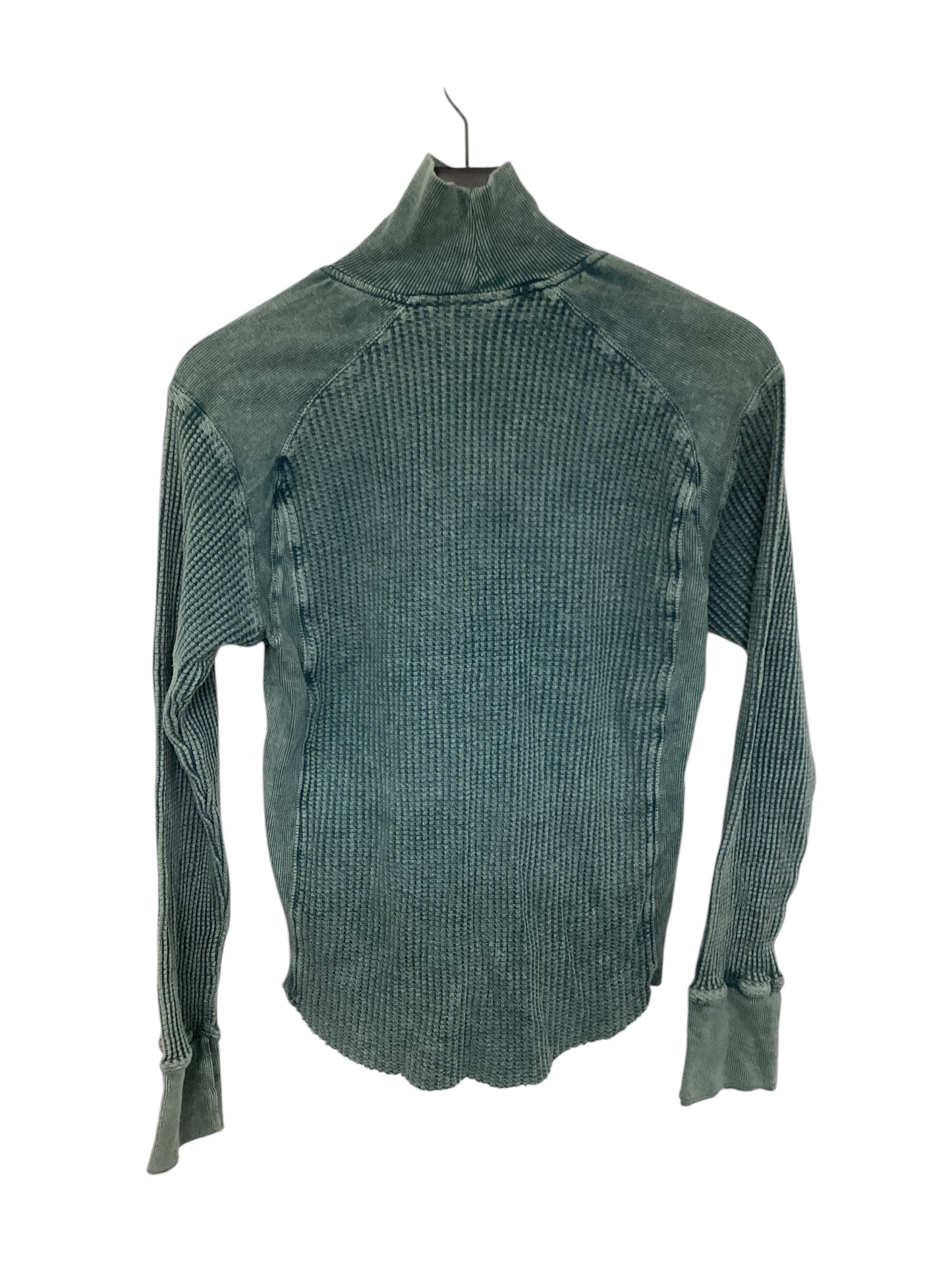 Top Long Sleeve By Free People In Green, Size: Xs