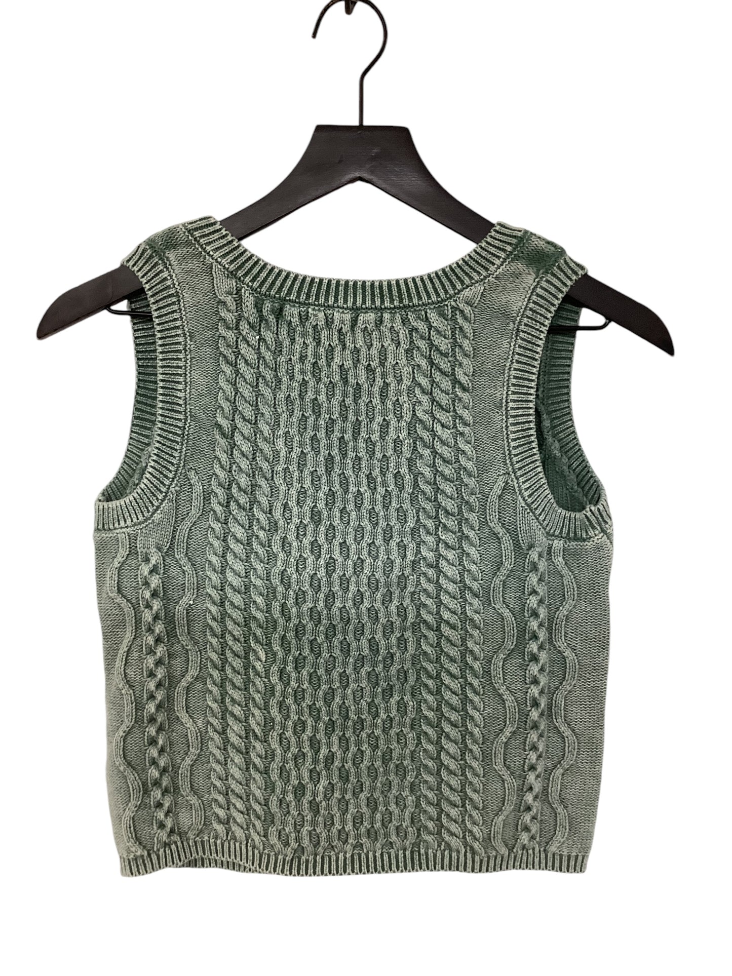 Vest Sweater By Cmc In Green, Size: S