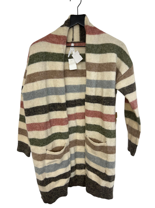 Sweater Cardigan By Dreamers In Multi-colored, Size: M