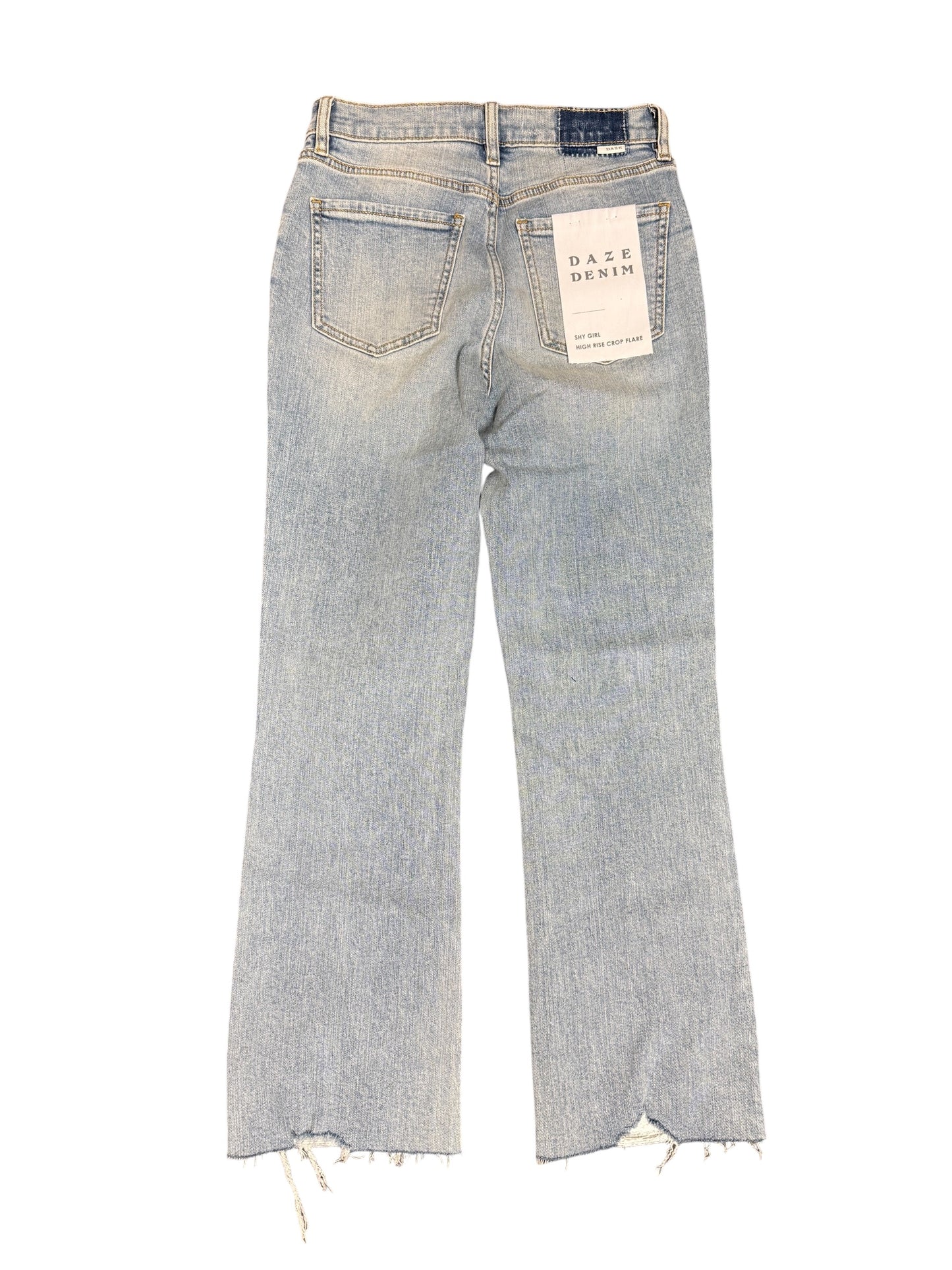 Jeans Cropped By Daze In Blue Denim, Size: 2