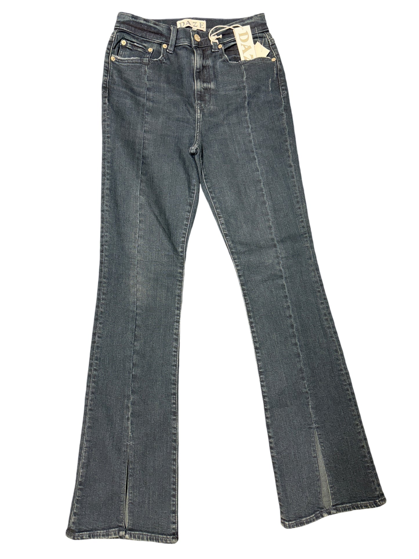 Jeans Flared By Daze In Blue Denim, Size: 2