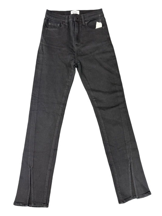 Jeans Straight By Pistola In Black Denim, Size: 2