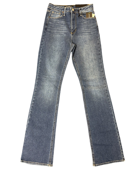 Jeans Boot Cut By Just Black In Blue Denim, Size: 2