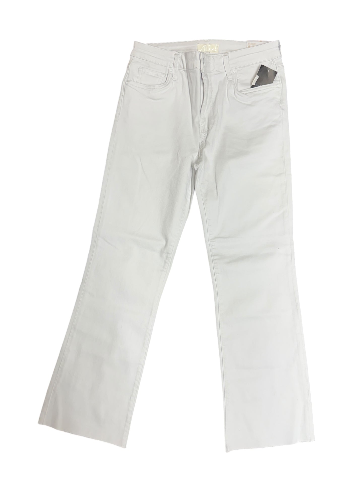 Jeans Straight By Kut In White Denim, Size: 4