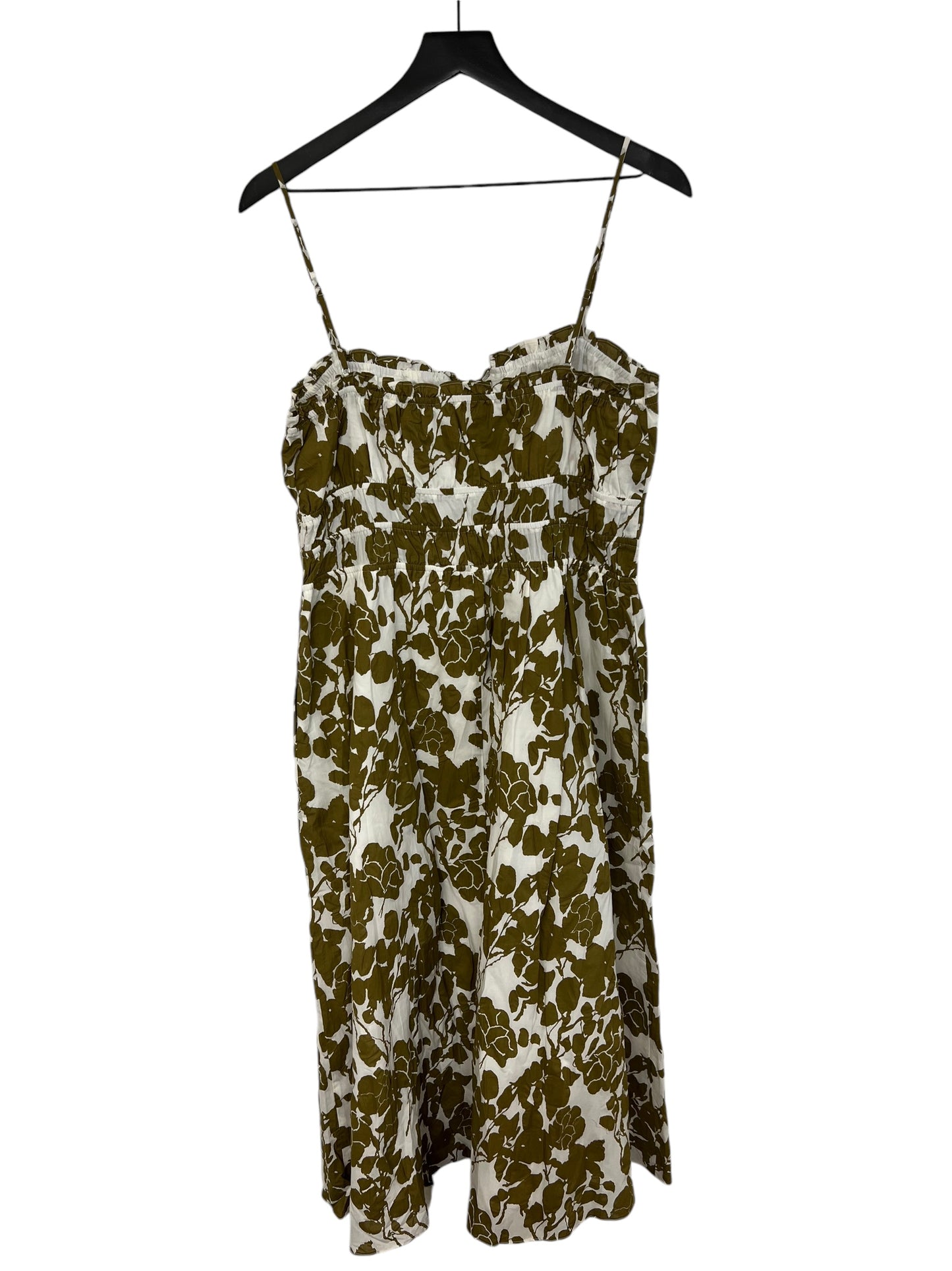 Dress Party Long By Cmc In Green & White, Size: L