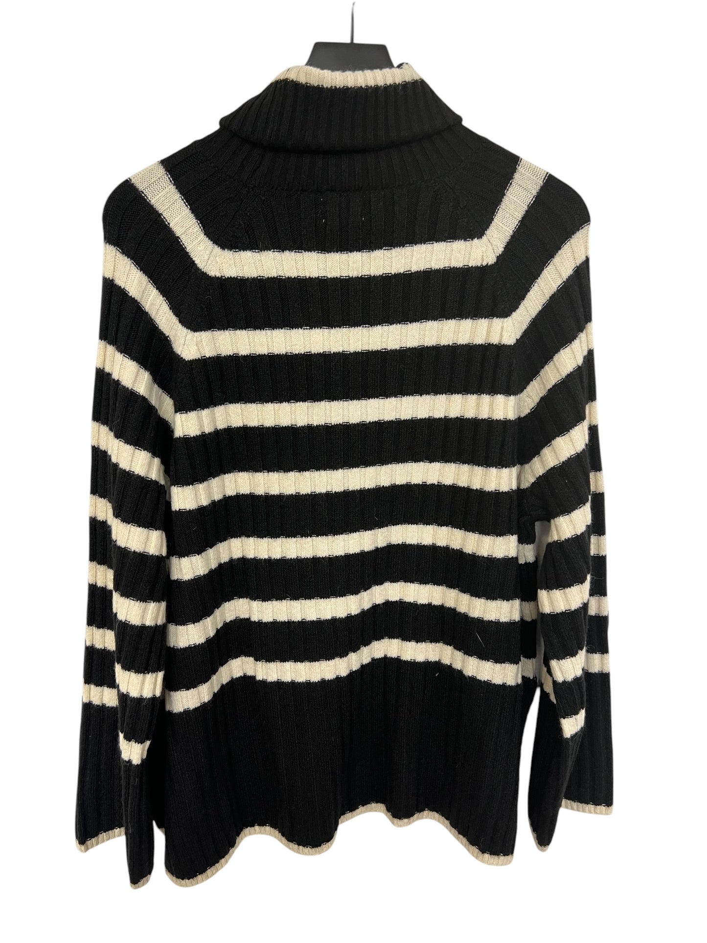 Sweater By H&m In Black & White, Size: M