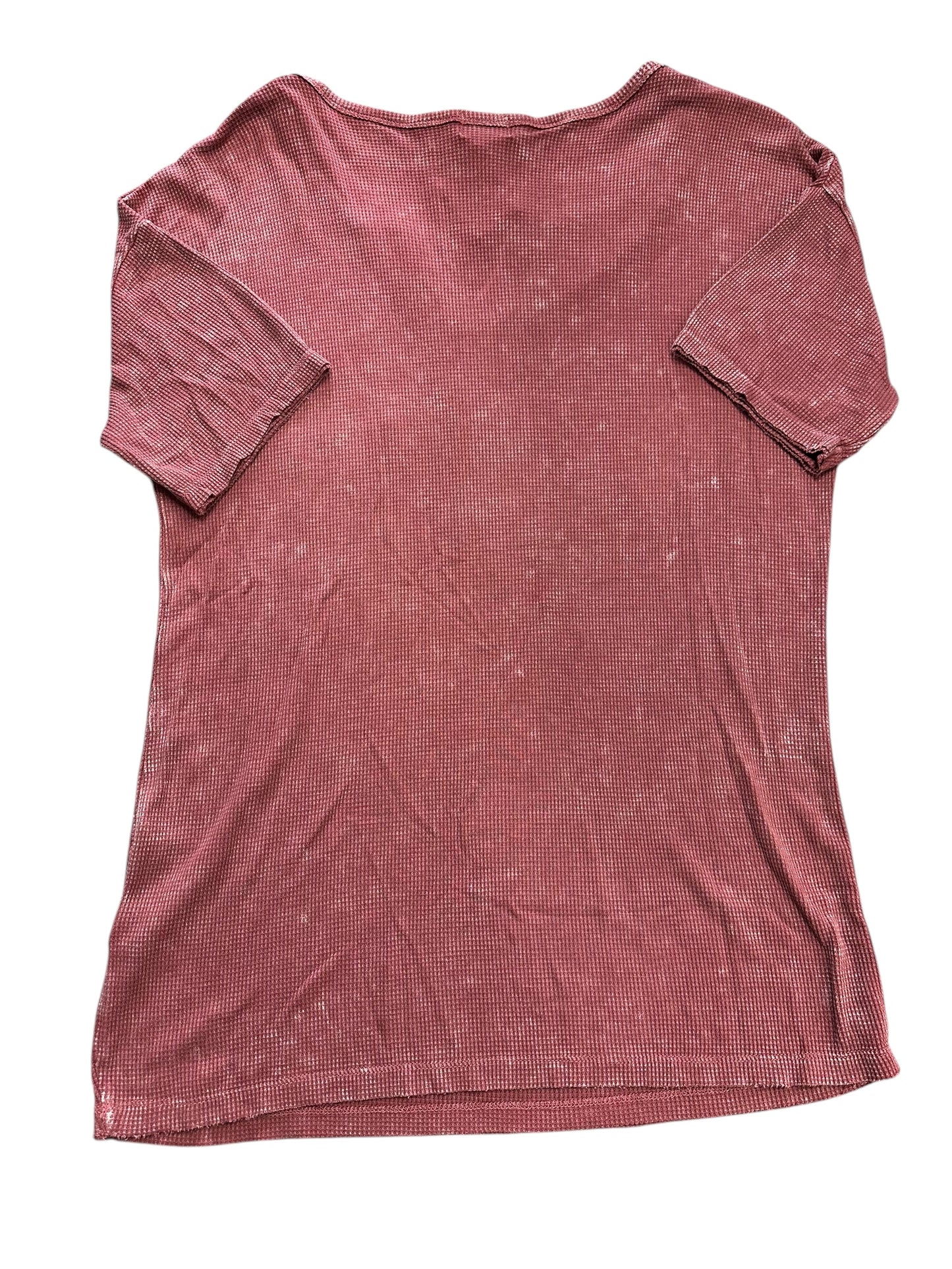 Top Short Sleeve By Bke In Red, Size: S