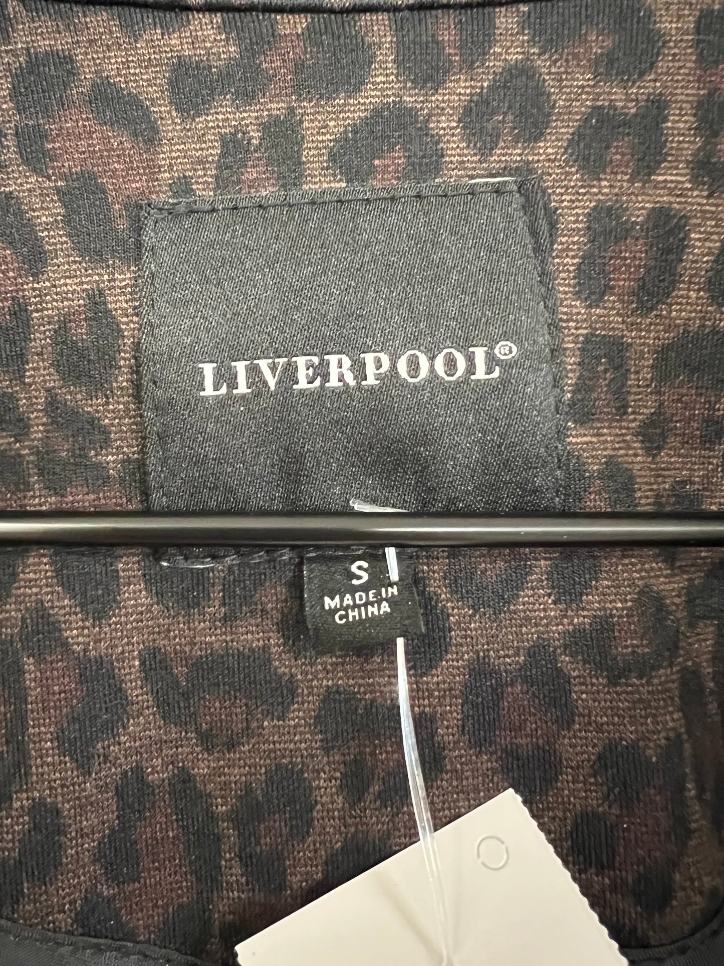 Blazer By Liverpool In Leopard Print, Size: S