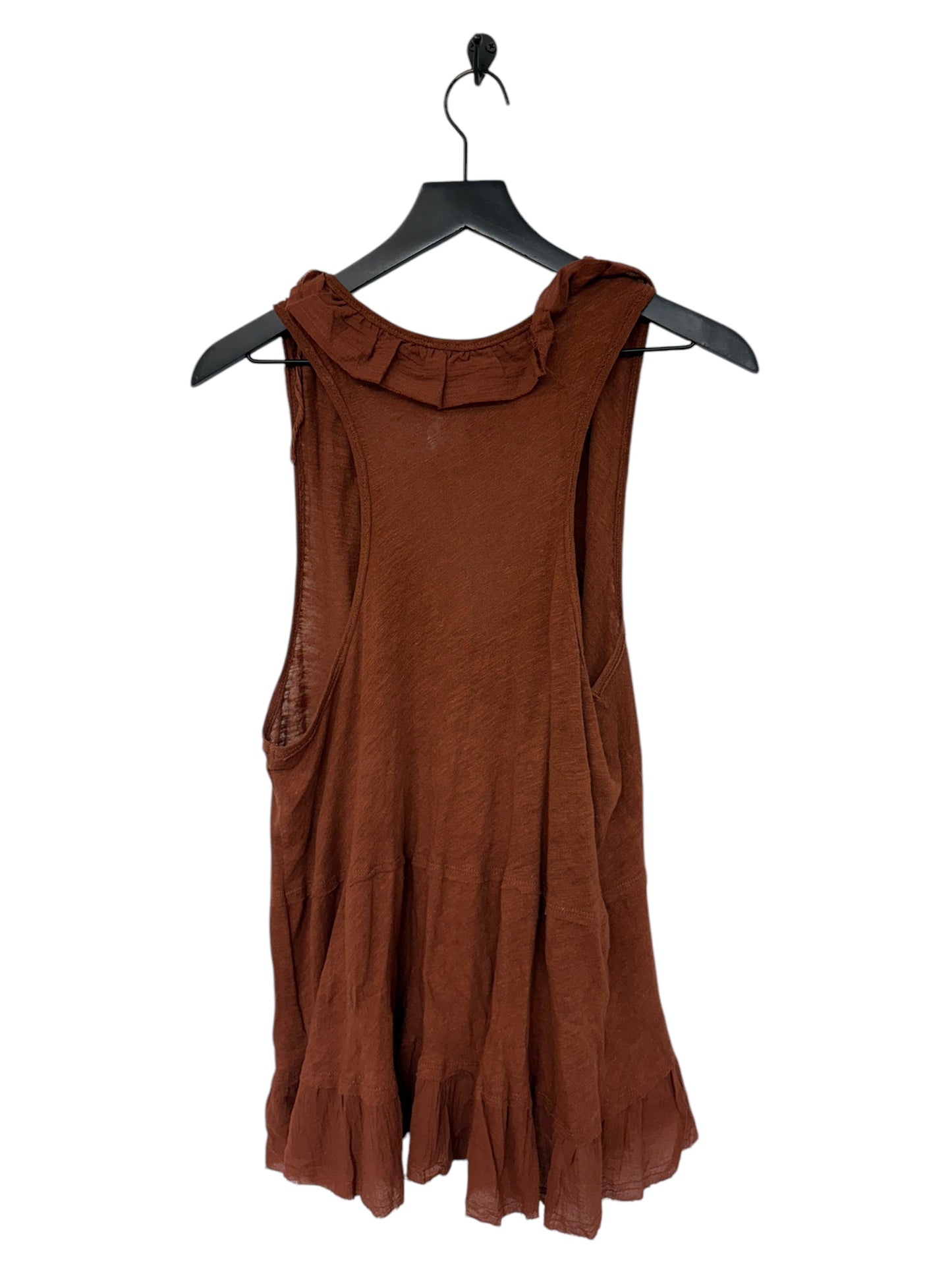 Top Sleeveless By Free People In Brown, Size: L