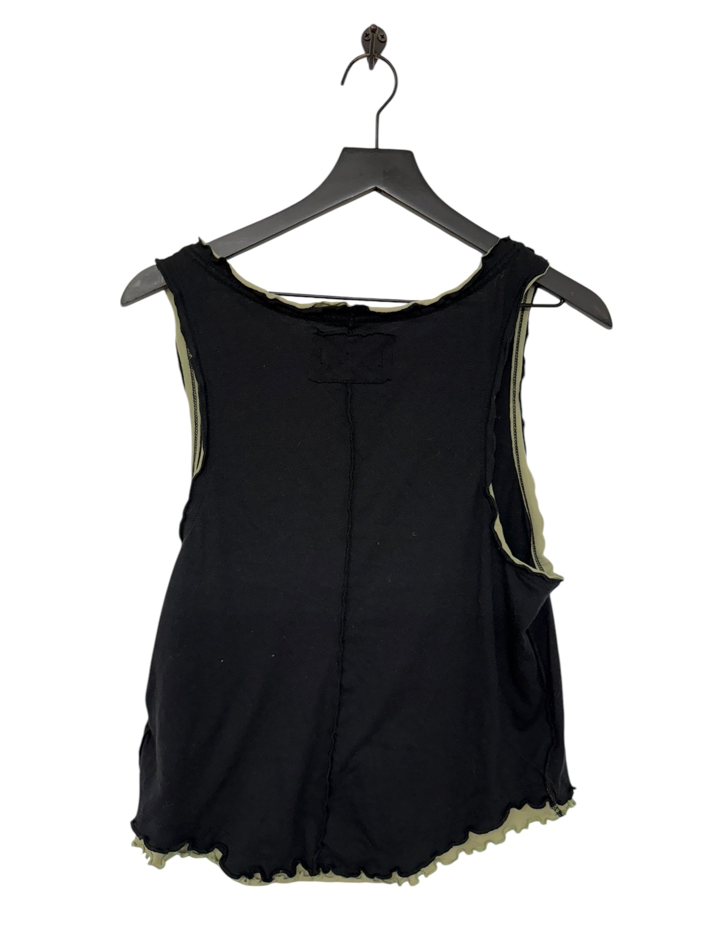 Top Sleeveless By We The Free In Black & Green, Size: Xl