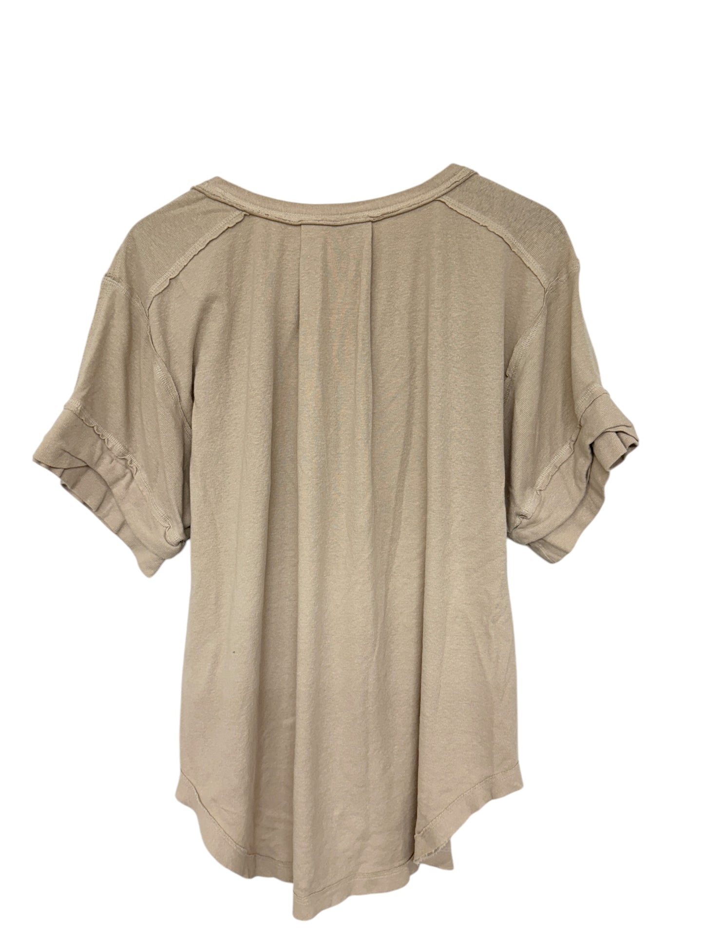 Top Short Sleeve By We The Free In Tan, Size: M