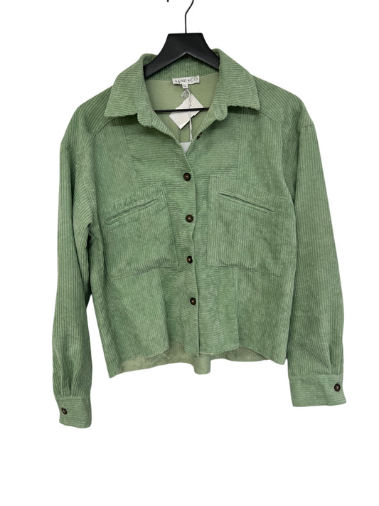 Jacket Shirt By Cmc In Green, Size: S