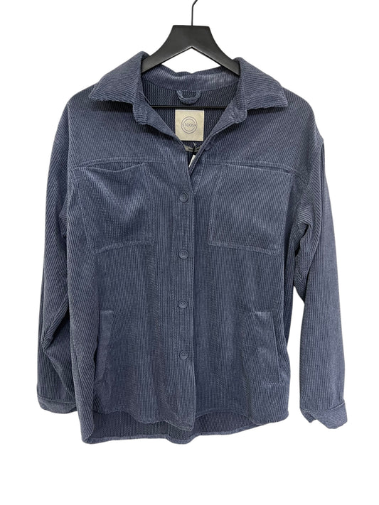 Jacket Shirt By Cmc In Blue, Size: M