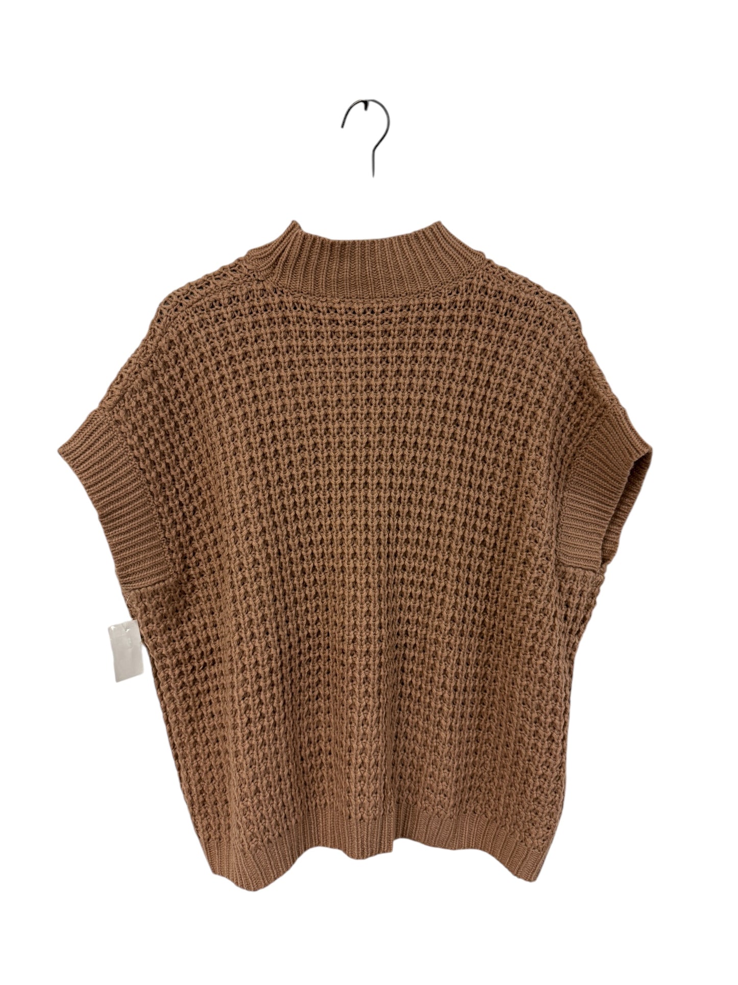 Sweater Short Sleeve By Cmf In Beige, Size: S