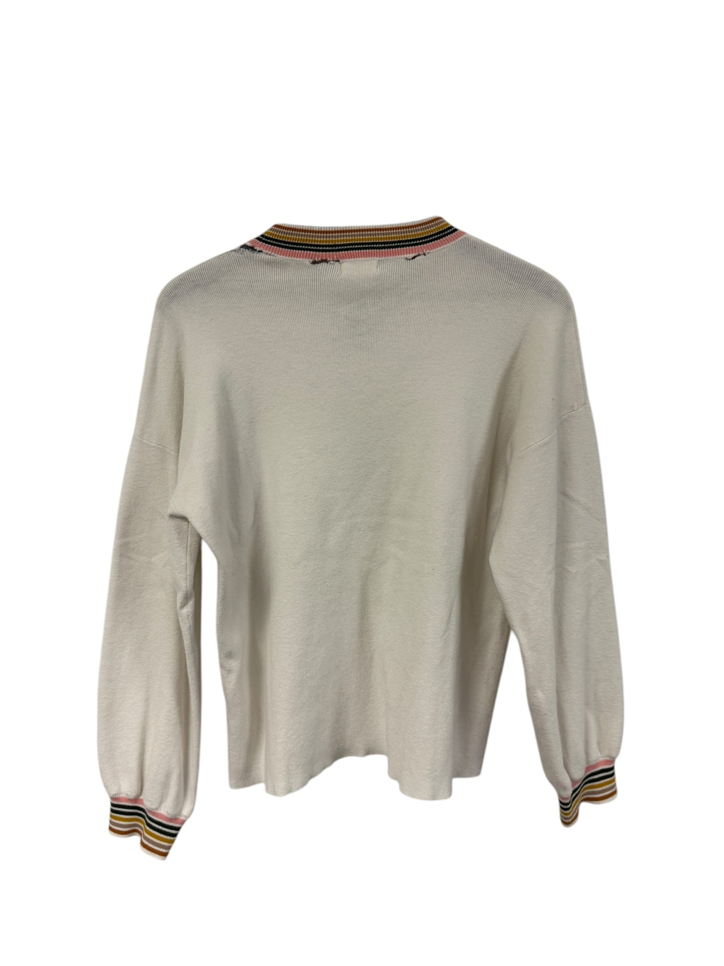 Sweater By Roolee In White, Size: L