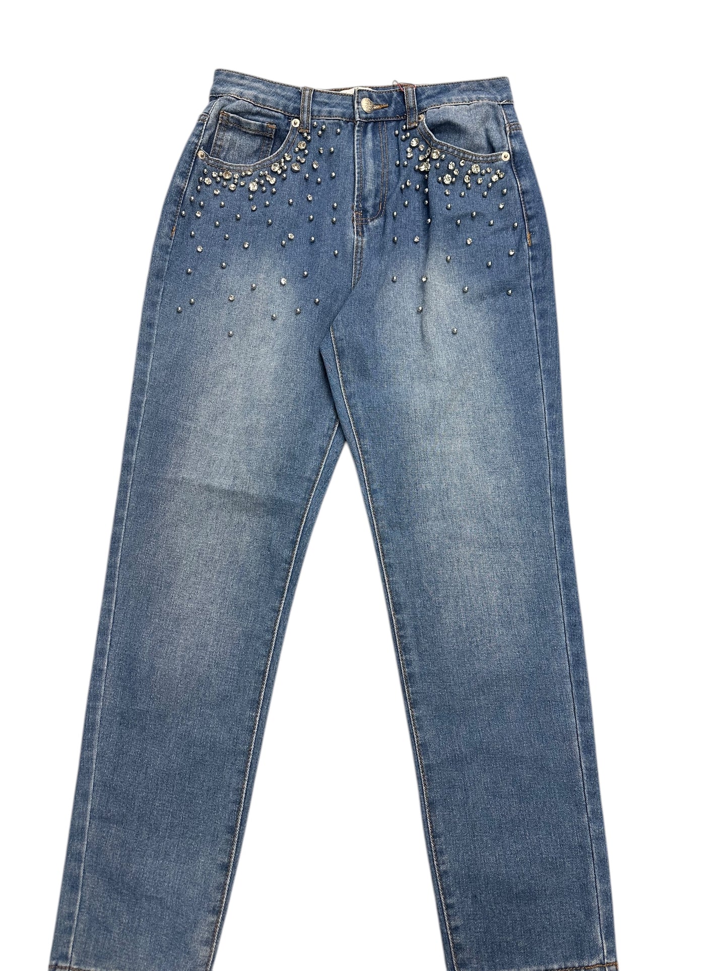 Jeans Straight By Clothes Mentor In Blue Denim, Size: 6