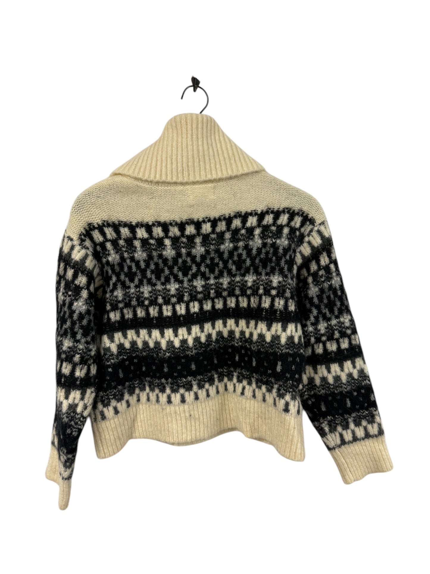 Sweater By Universal Thread In Black & Cream, Size: S