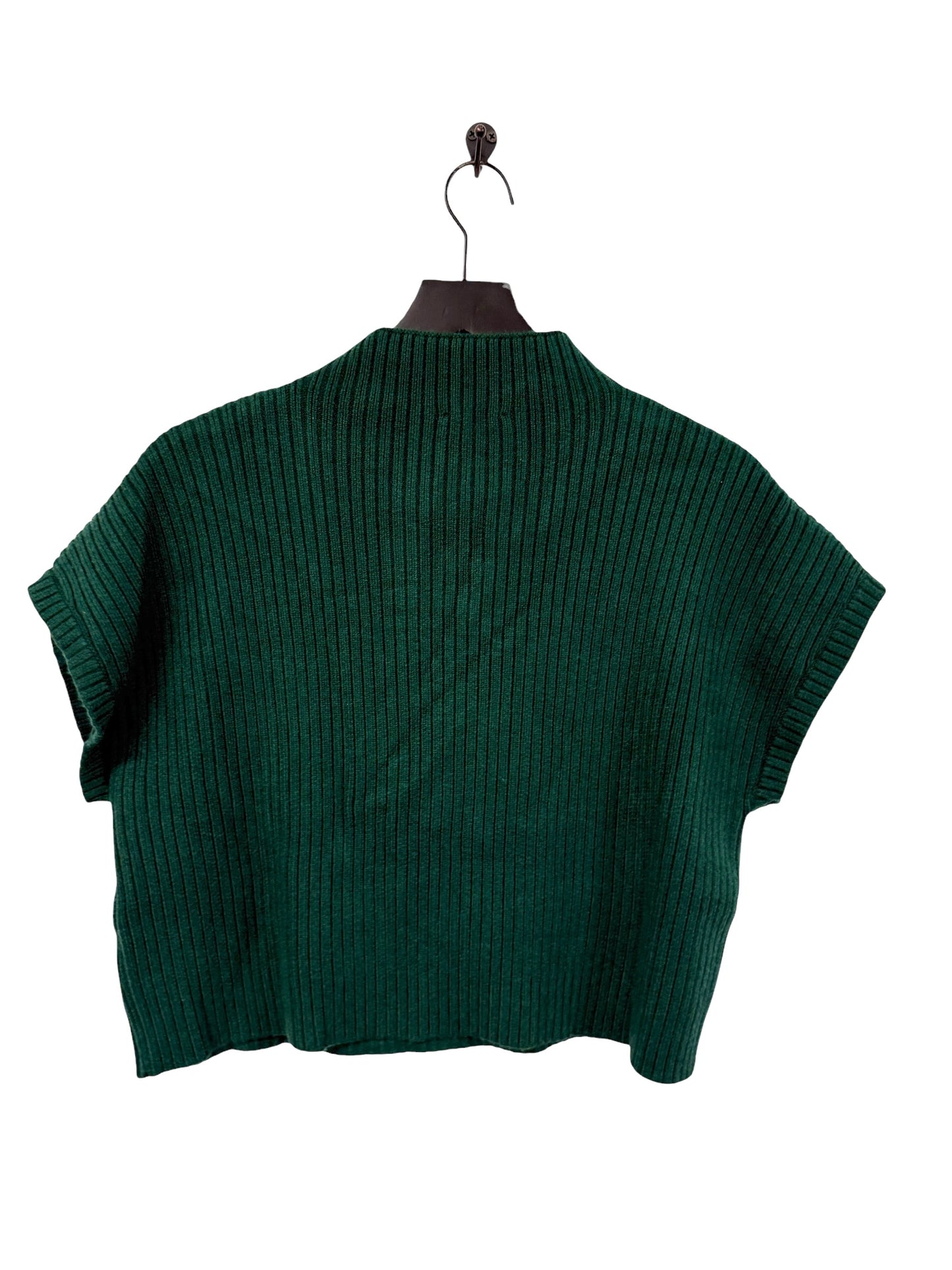 Sweater Short Sleeve By Entro In Green, Size: M