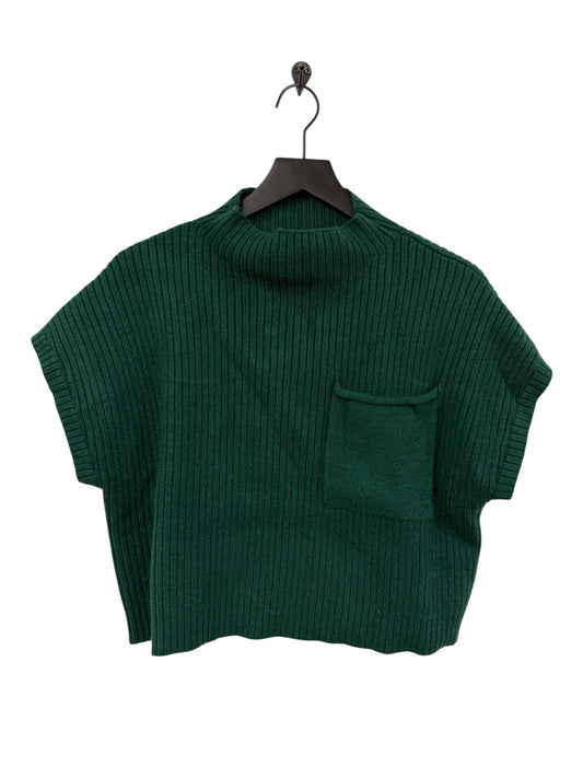 Sweater Short Sleeve By Entro In Green, Size: M