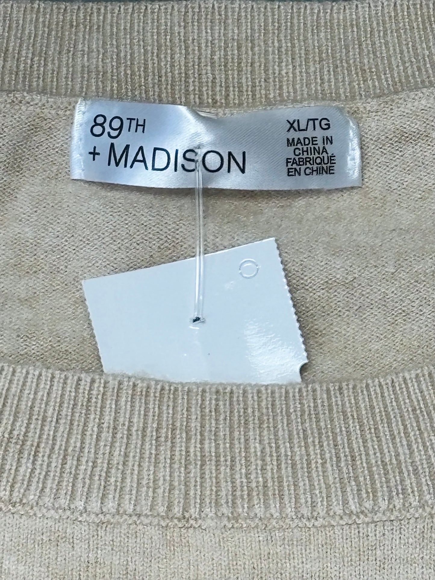 Sweater By 89th And Madison In Gold, Size: Xl