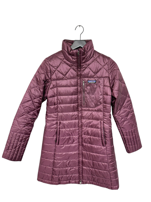 Coat Puffer & Quilted By Patagonia In Maroon, Size: S