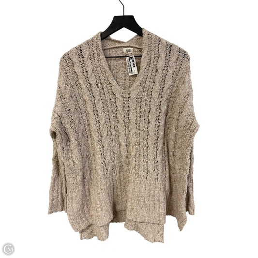 Sweater By Bke In Tan, Size: Xs