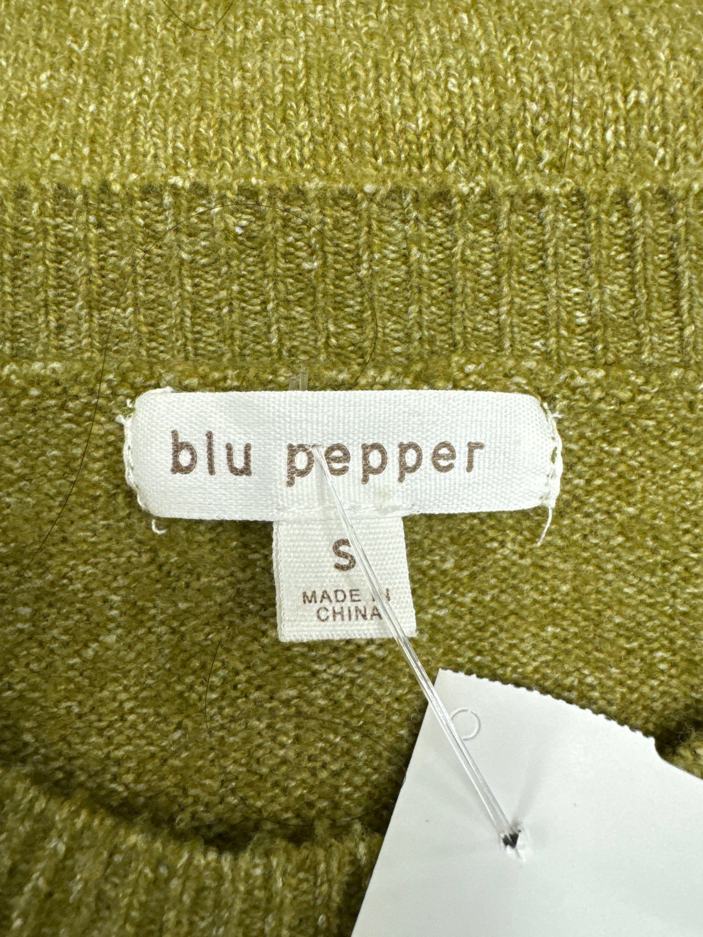 Sweater By Blu Pepper In Green, Size: S